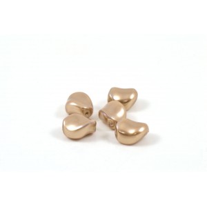 Swarovski perle ondulée (5826) 9x8mm bronze 
